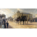 РЕПРОДУКЦИИ НА КАРТИНИ Балканска война. Посрещане на IV армия в София (1914)